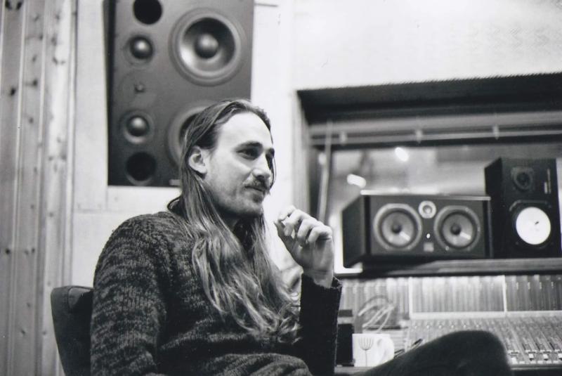 Guy Jones in the studio